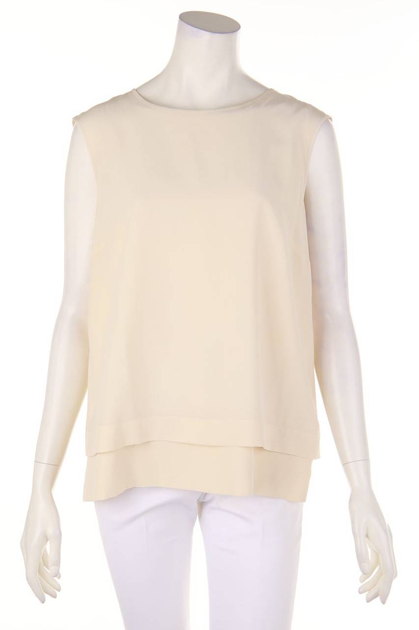 Carou Max Mara STUDIO Blusentop aus Seide im Layer Look