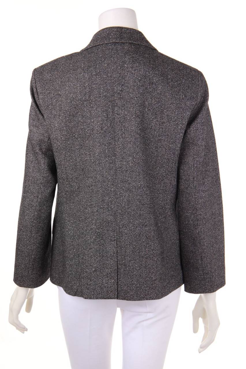 Carou Max Mara WEEKEND Blazer Aus Woll-Mix Mit Schlitz