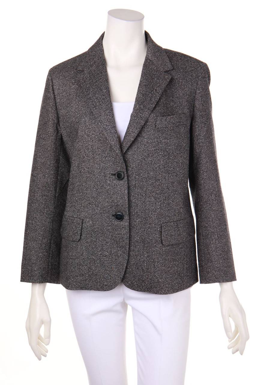 Carou Max Mara WEEKEND Blazer aus Woll-Mix mit Schlitz