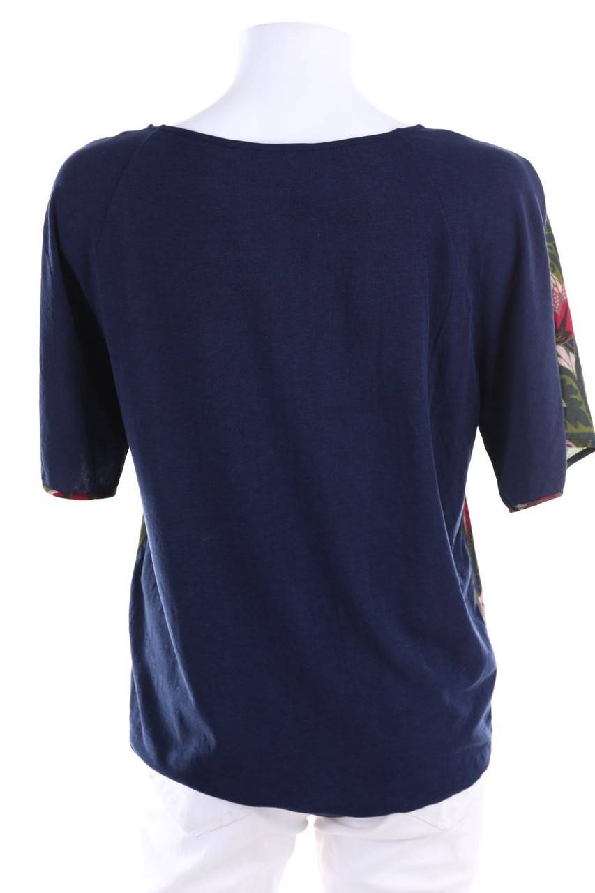 Carou Max Mara WEEKEND Kurzarm-Shirt Mit Blumen-Print