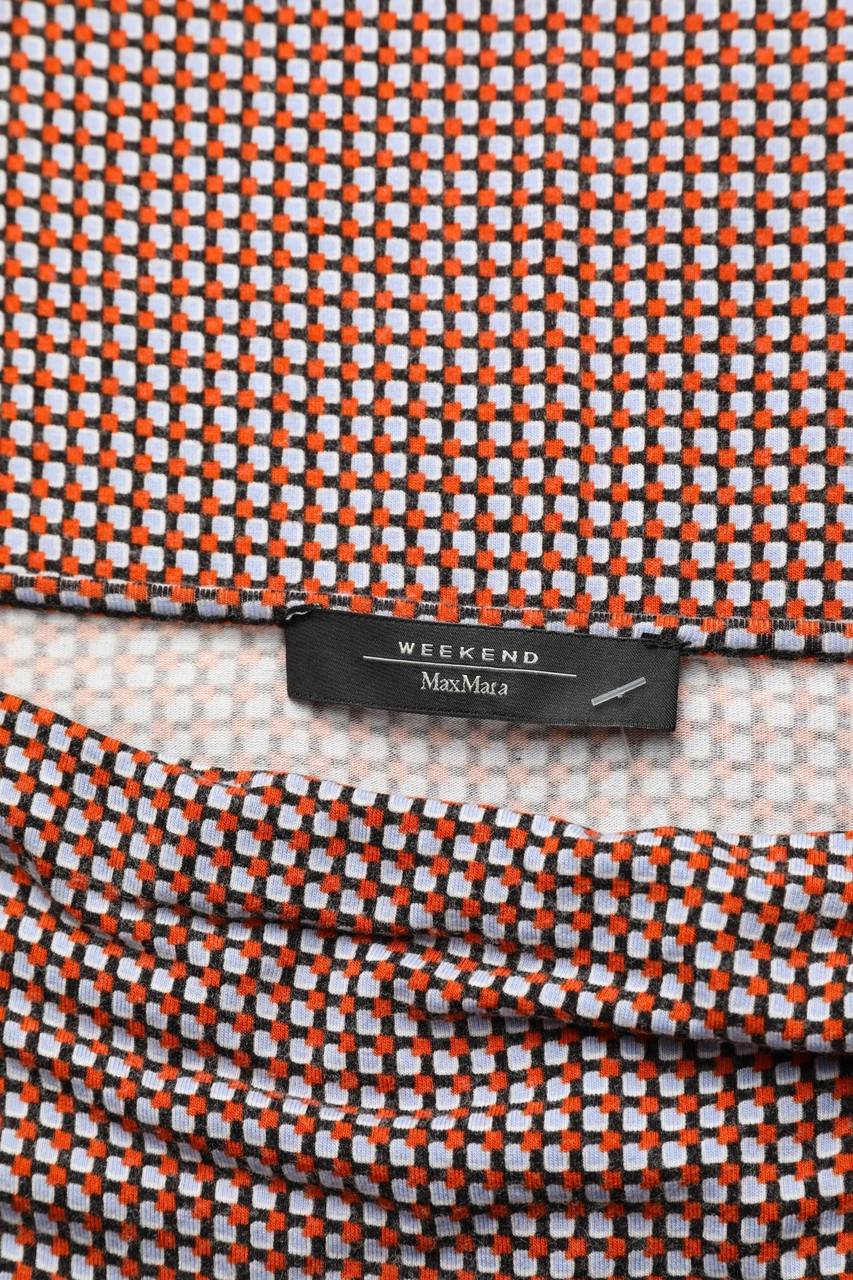 Carou Max Mara WEEKEND Longsleeve-Shirt Mit Wasserfall-Ausschnitt