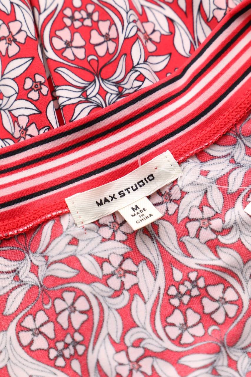 Carou MAX STUDIO Kleid Aus Jersey In Wickel-Optik Mit Floralem Muster