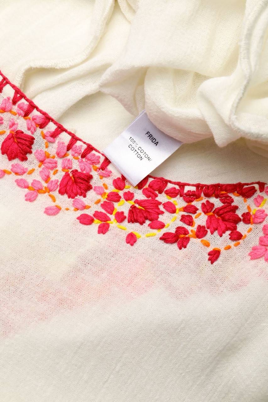 Carou MES DEMOISELLES PARIS Maxi-Kleid Aus Baumwolle Mit Stickereien