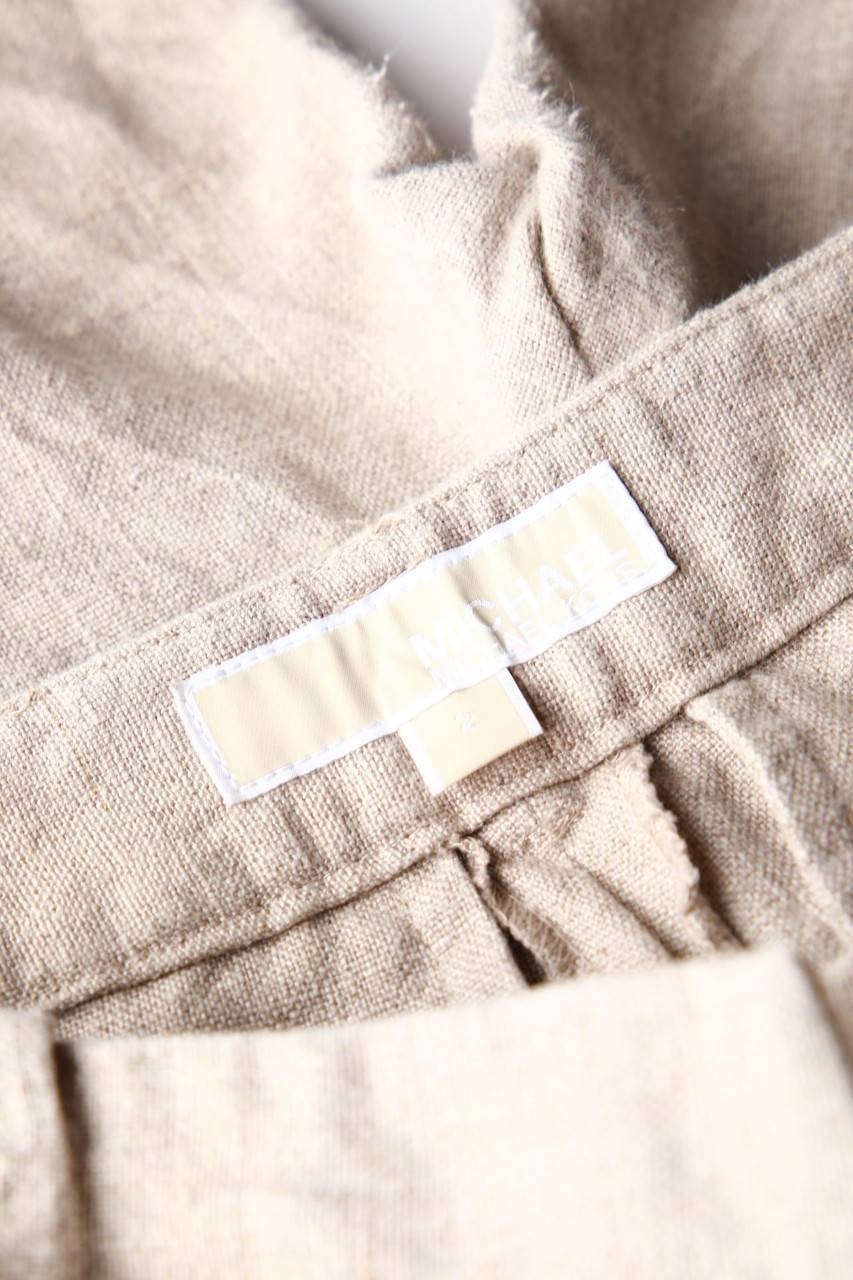 Carou MICHAEL MICHAEL KORS Leinenhose Aus Leinen Mit Logo-Plakette