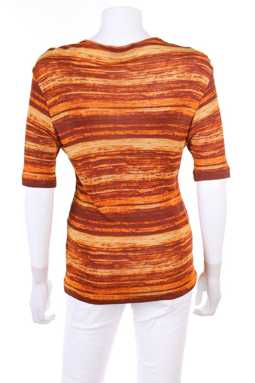 Carou MISSONI SPORT Vintage-Kurzarm-Shirt Aus Viskose-Mix