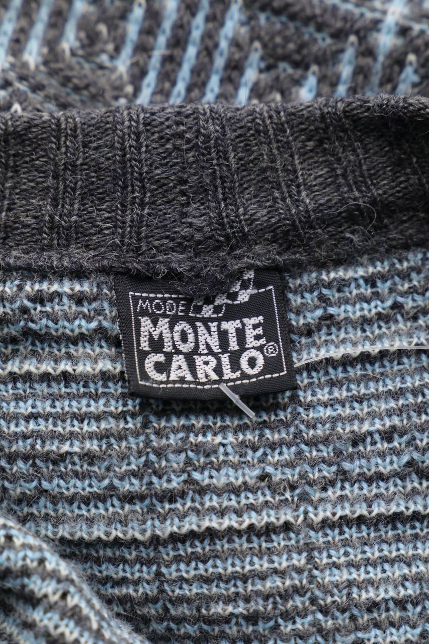 Carou MODE MONTE CARLO Vintage-Cardigan Mit Muster Aus Woll-Mix