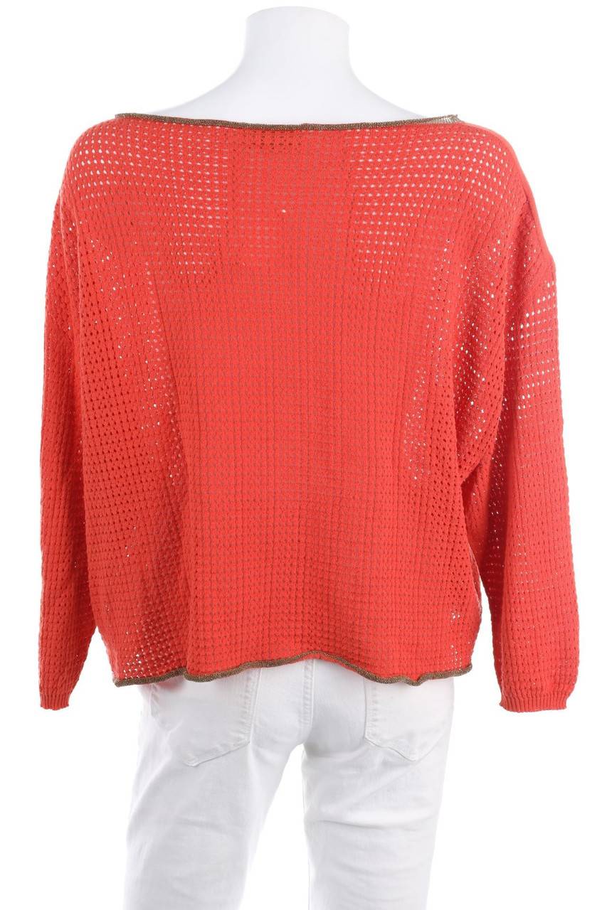 Carou Momonì Oversize-Pullover Mit Lochstrick-Details