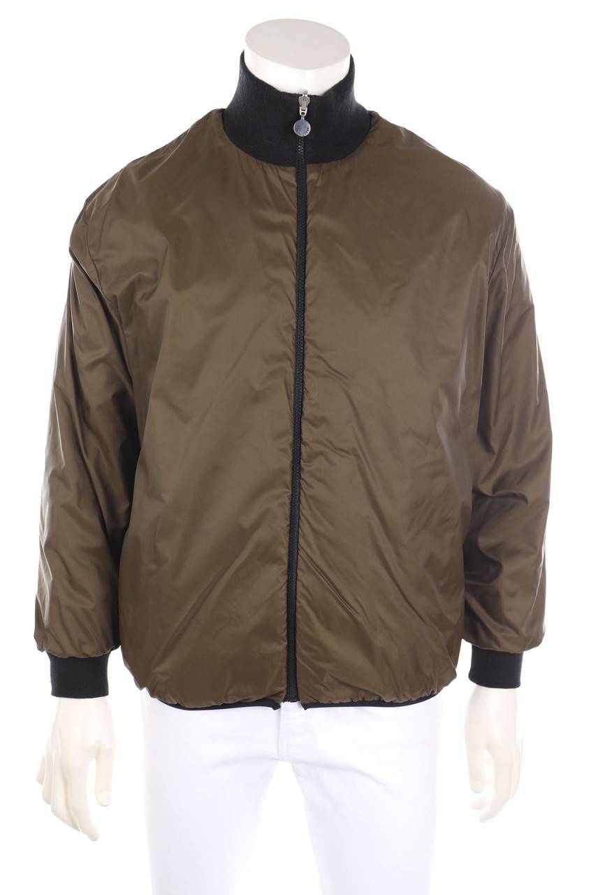 Carou Moncler Wende-Blousonjacke mit Logo-Applikation