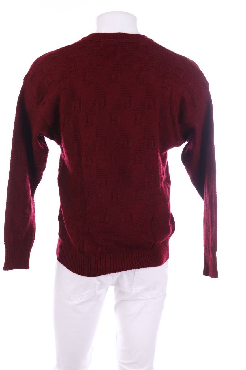 Carou MONTE CARLO V-Neck-Pullover Mit Muster Aus Woll-Mix