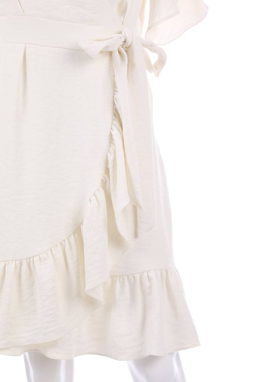 Carou MORGAN Cold-Shoulder-Kleid In Wickel-Optik Mit Volants