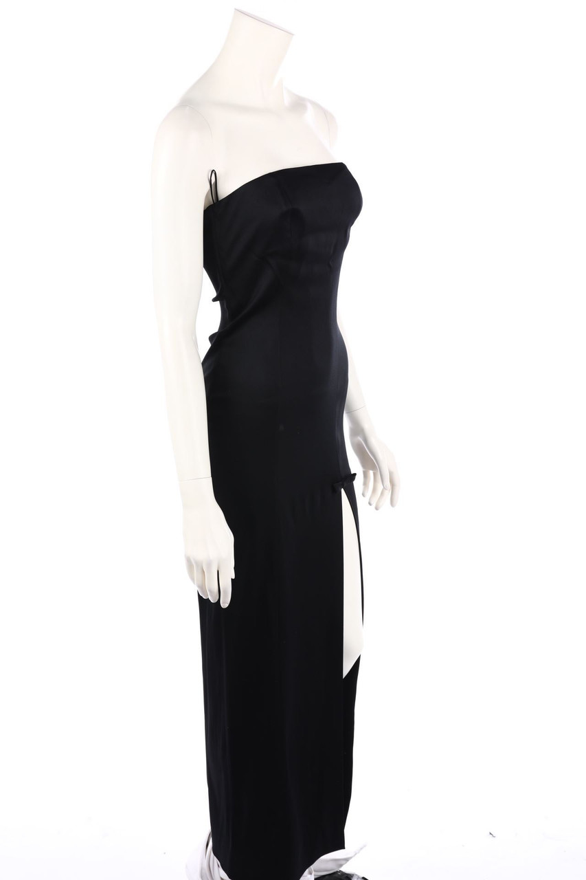 Carou MOSCHINO CHEAP AND CHIC Maxi-Abendkleid Mit Schleife
