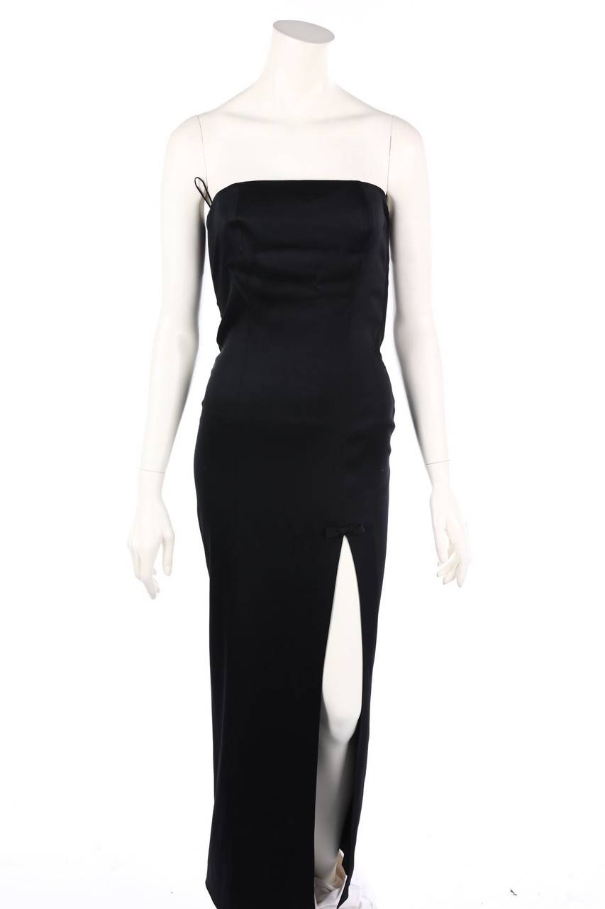 Carou MOSCHINO CHEAP AND CHIC Maxi-Abendkleid mit Schleife