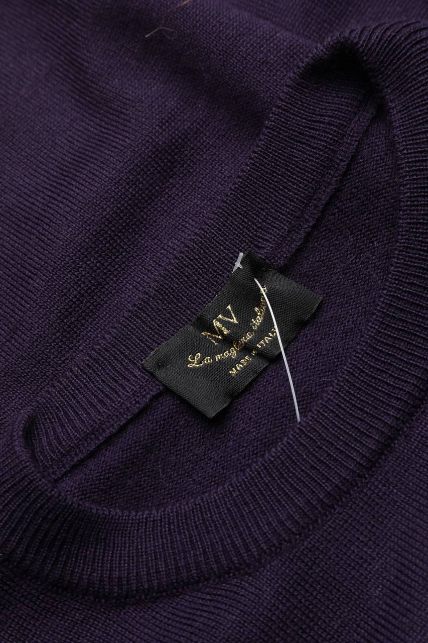 Carou MV La Maglieria Italiana Strick-Pullover Aus Woll-Mix Mit Argyle-Muster