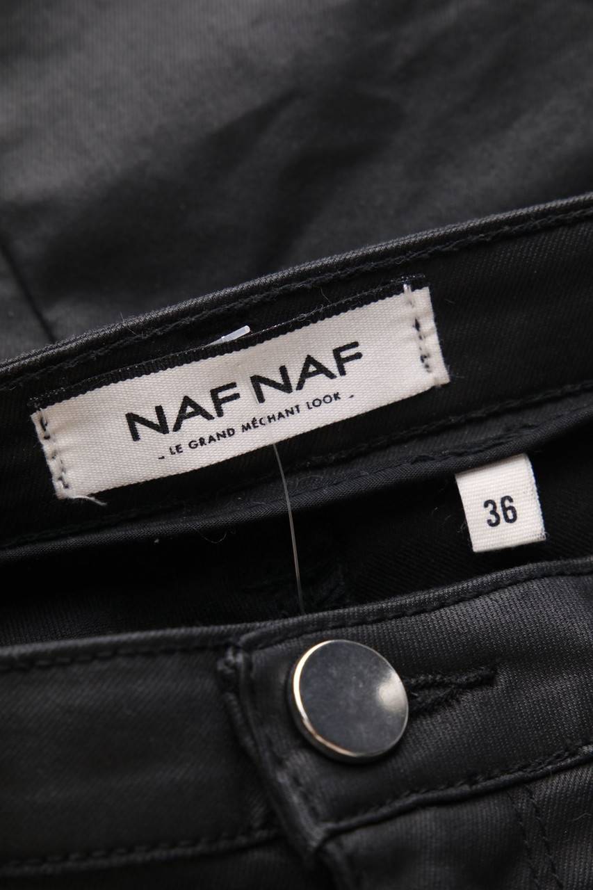 Carou NAF NAF Coated Straight Cut Jeans Mit Stretch