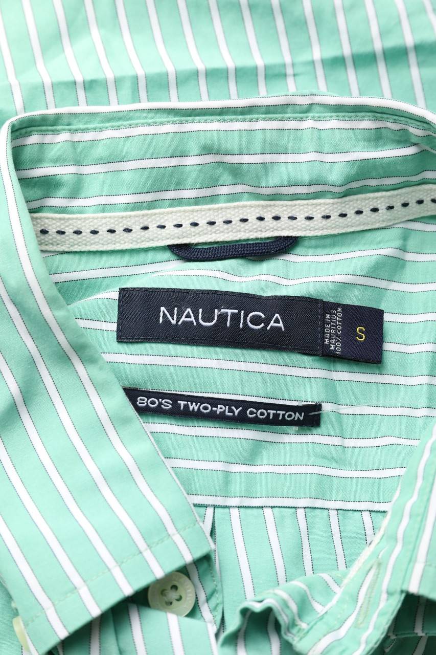 Carou NAUTICA Gestreiftes Button-down-Hemd Aus Baumwolle