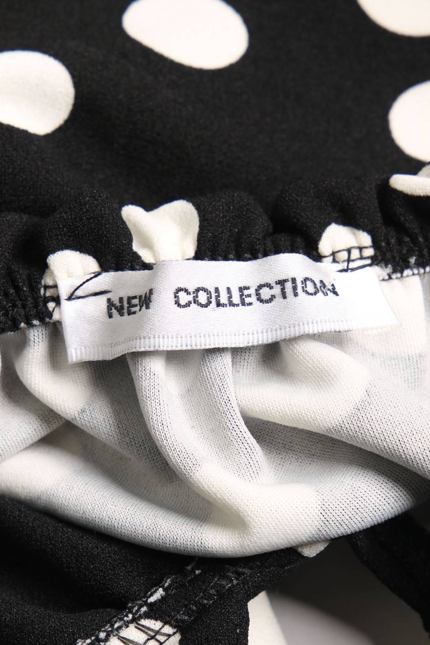 Carou NEW COLLECTION Cropped-Carmen-Bluse Mit Punkten