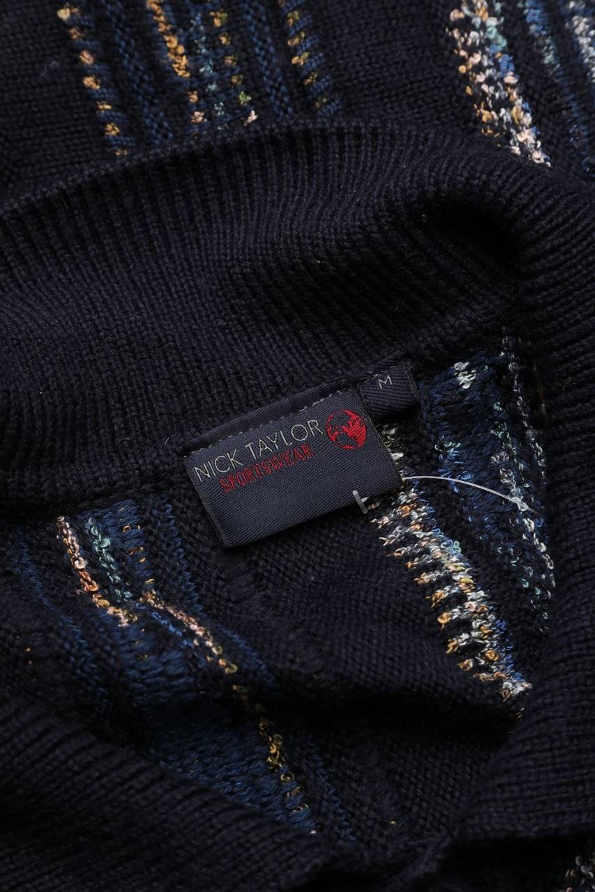 Carou NICK TAYLOR SPORTSWEAR Vintage-Pullover Aus Woll-Mix