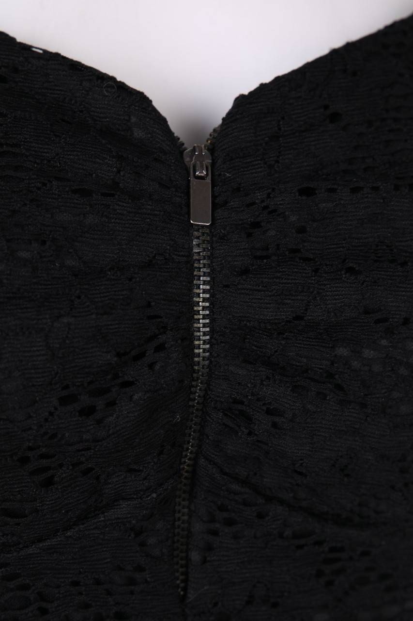 Carou NO EXCUSE Bluse Aus Spitze Mit Reißverschluss