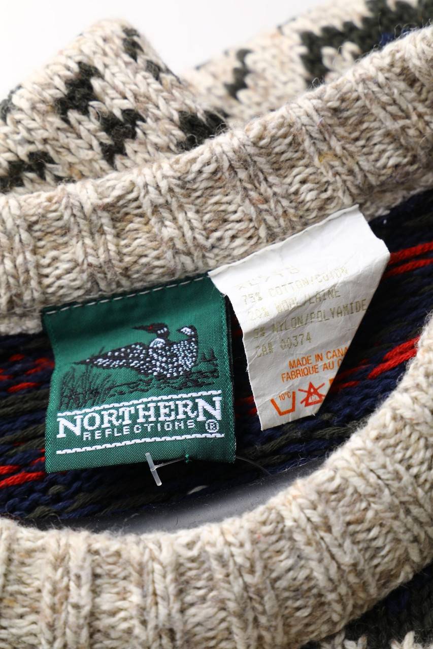 Carou NORTHERN Reflections Vintage-Pullover Mit Wolle
