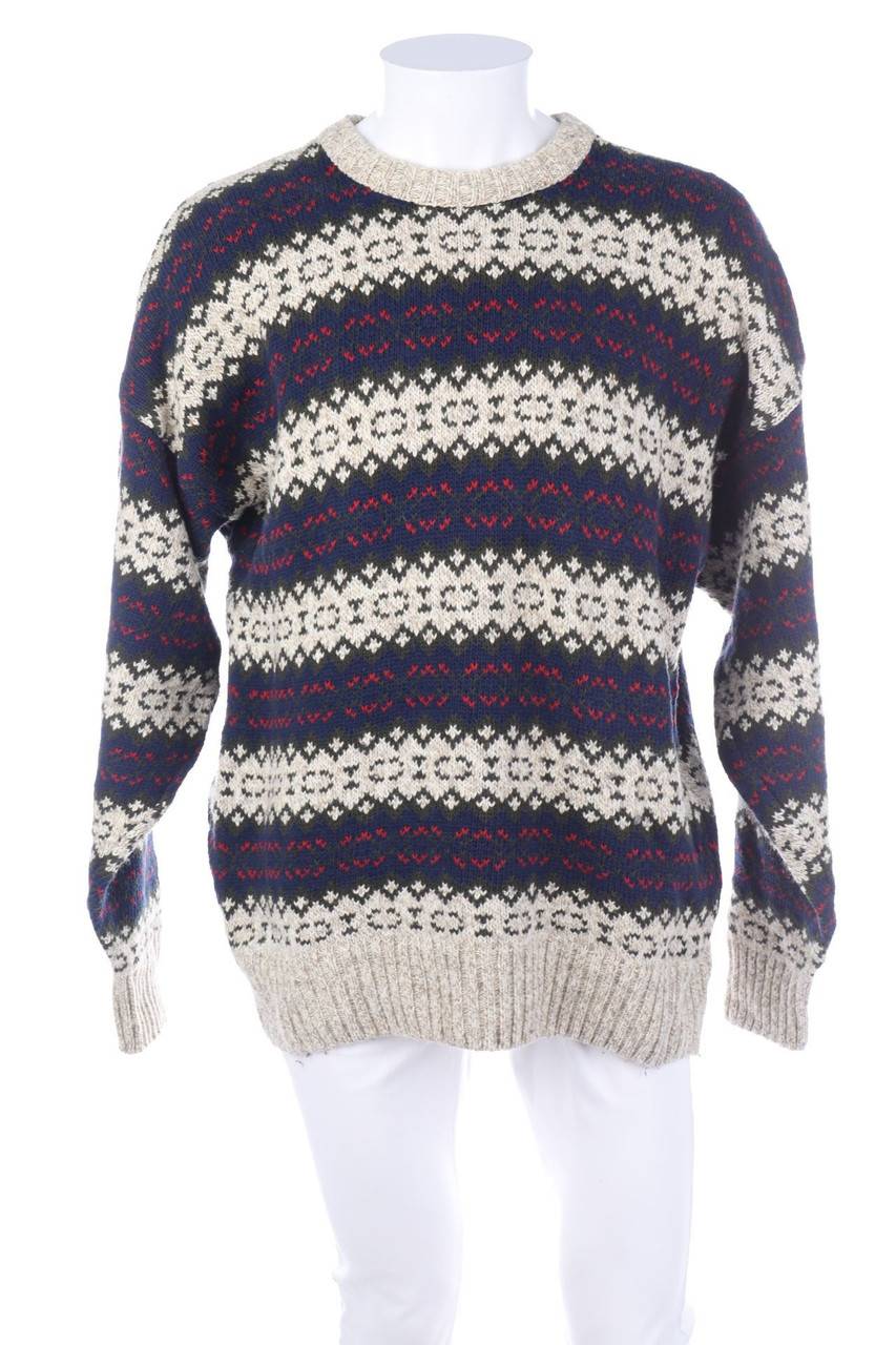 Carou NORTHERN Reflections Vintage-Pullover mit Wolle