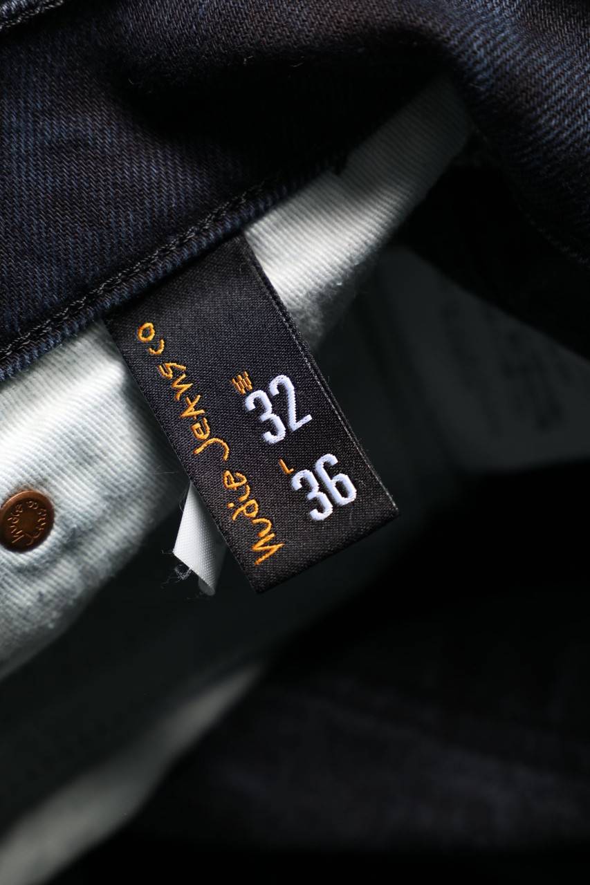 Carou Nudie Jeans Used Look Skinny-Jeans Mit Logo-Applikation