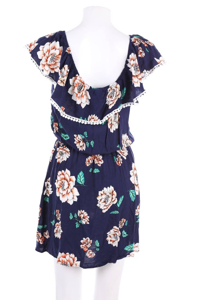 Carou Ohne Label Carmen-Minikleid Mit Floralem Muster