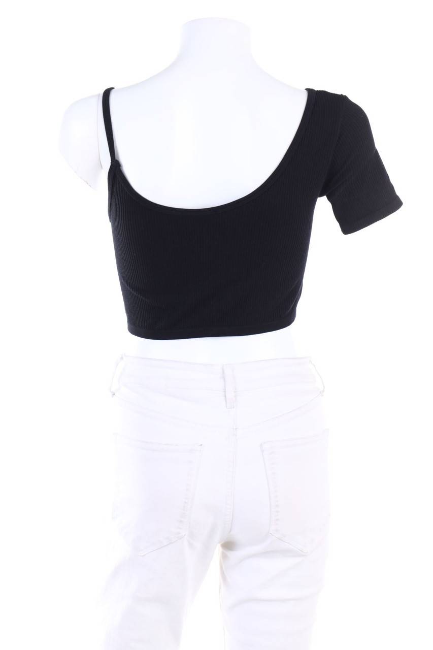 Carou Ohne Label Crop-Top Mit Asymmetrischem Schnitt