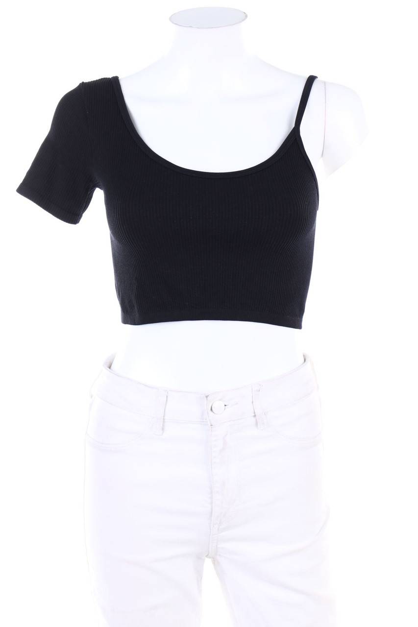 Carou Ohne Label Crop-Top mit asymmetrischem Schnitt