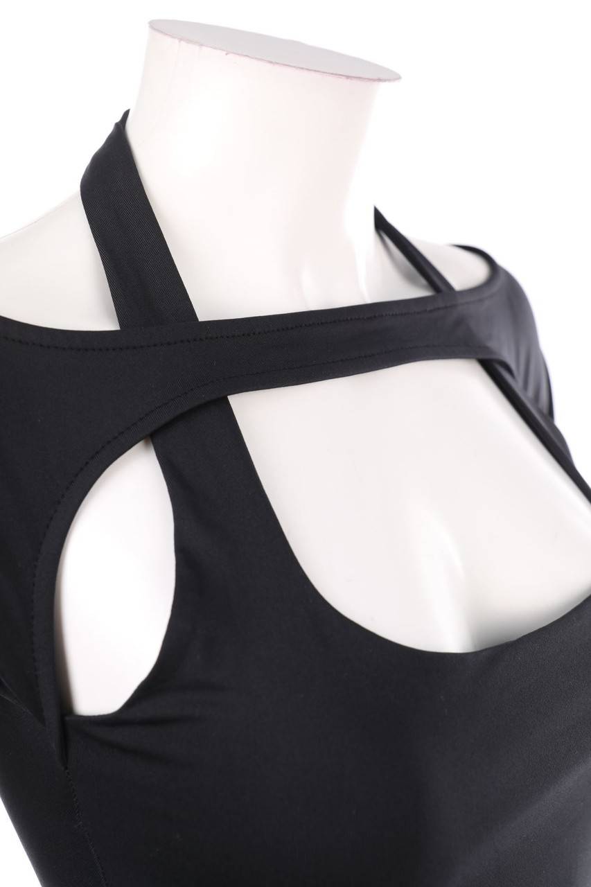 Carou Ohne Label Cropped-Longsleeve-Shirt Mit Cut-outs