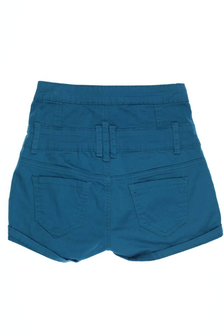 Carou Ohne Label High Waist-Hose Mit Biesen Mit Aufgesetzten Taschen