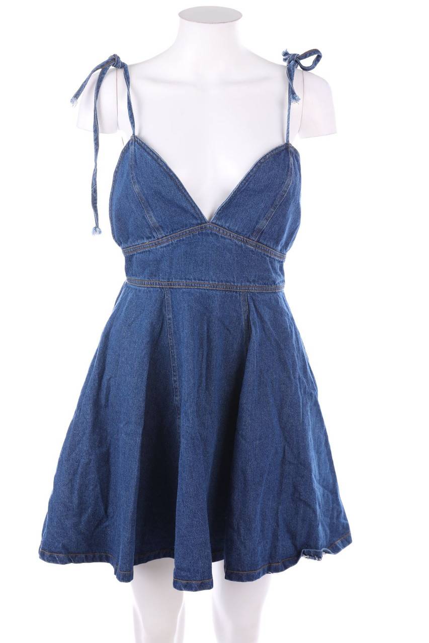 Carou Ohne Label Jeanskleid mit tiefem Rückenausschnitt