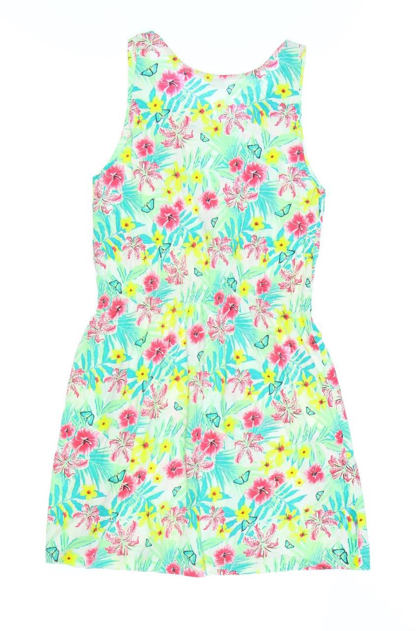 Carou Ohne Label Kleid Aus Jersey Mit Tropical Print