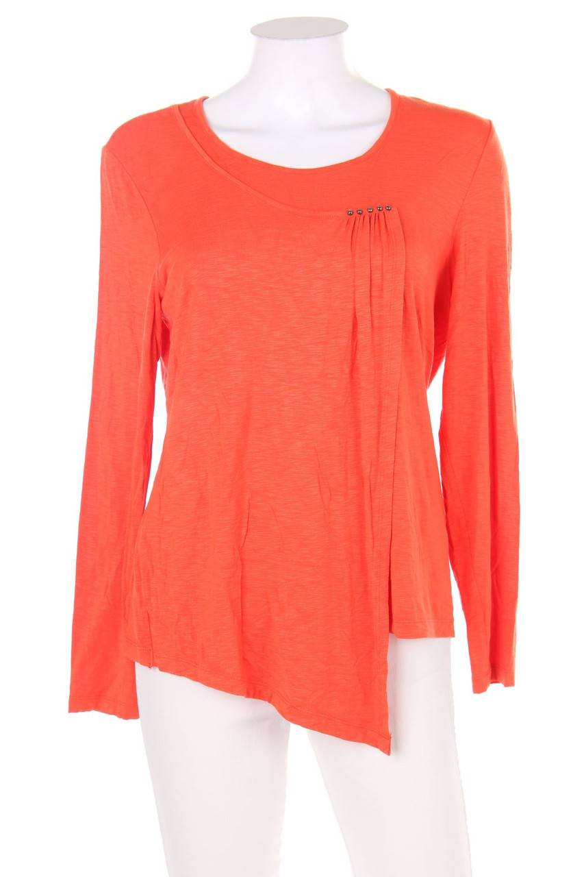 Carou Ohne Label Longsleeve-Shirt mit asymmetrischem Schnitt