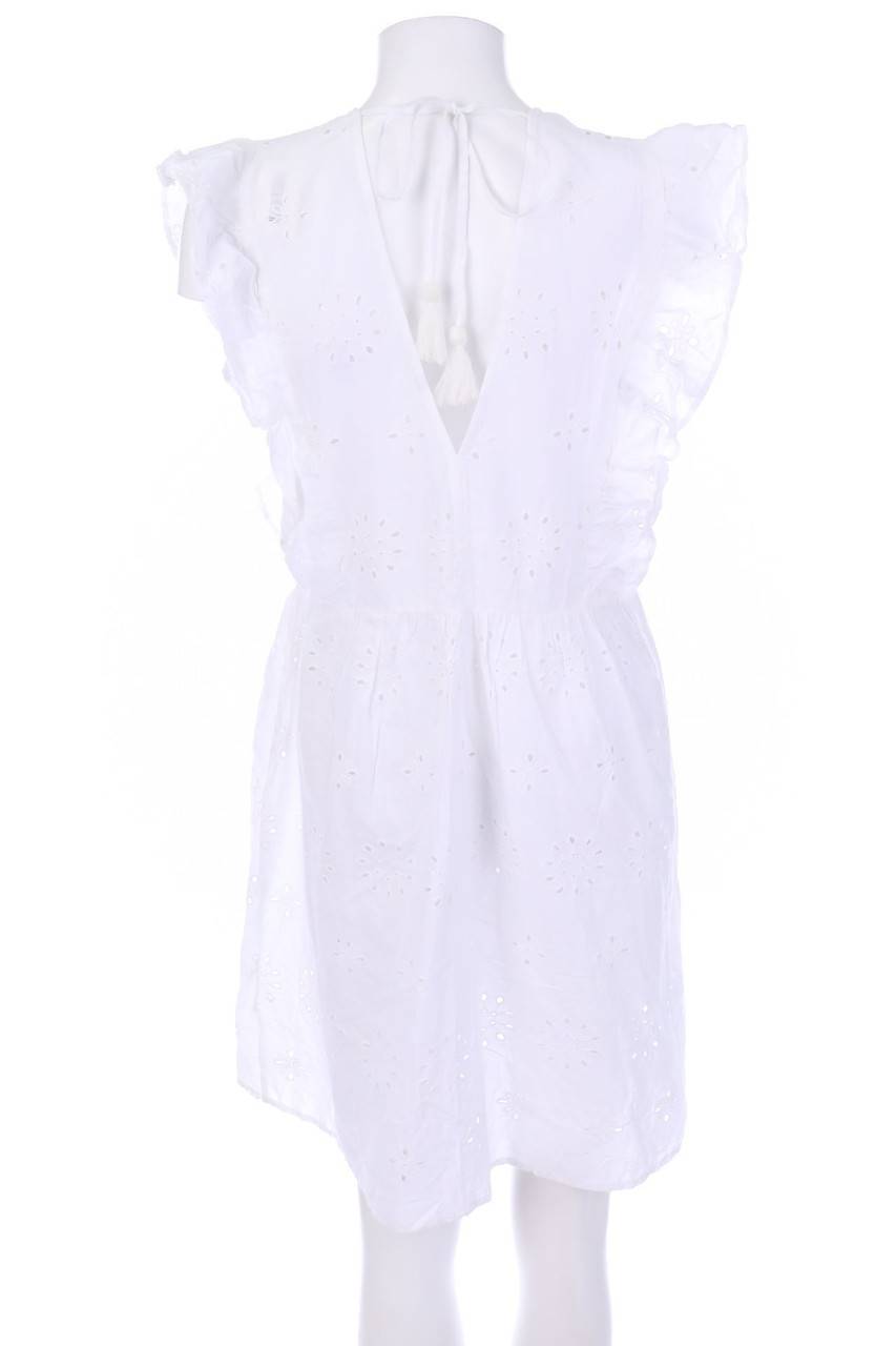 Carou Ohne Label Minikleid Aus Lochspitze Mit Volants