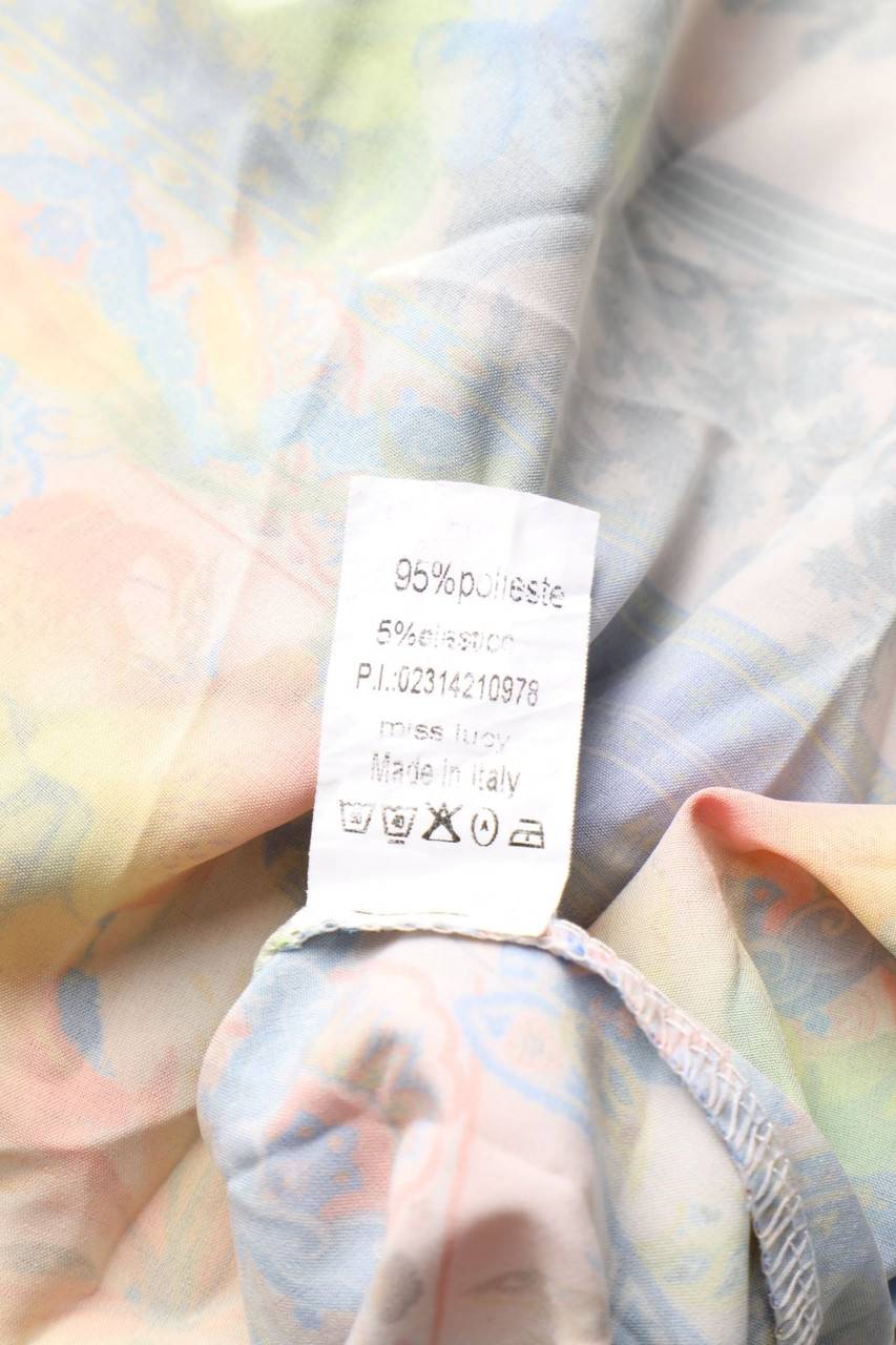 Carou Ohne Label Neckholder-Maxi-Kleid Mit Blumen-Print