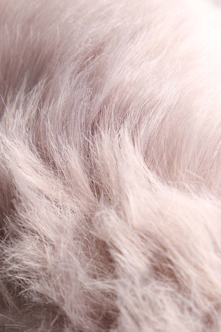 Carou Ohne Label Oversize-Jacke Mit Faux Fur-Kragen