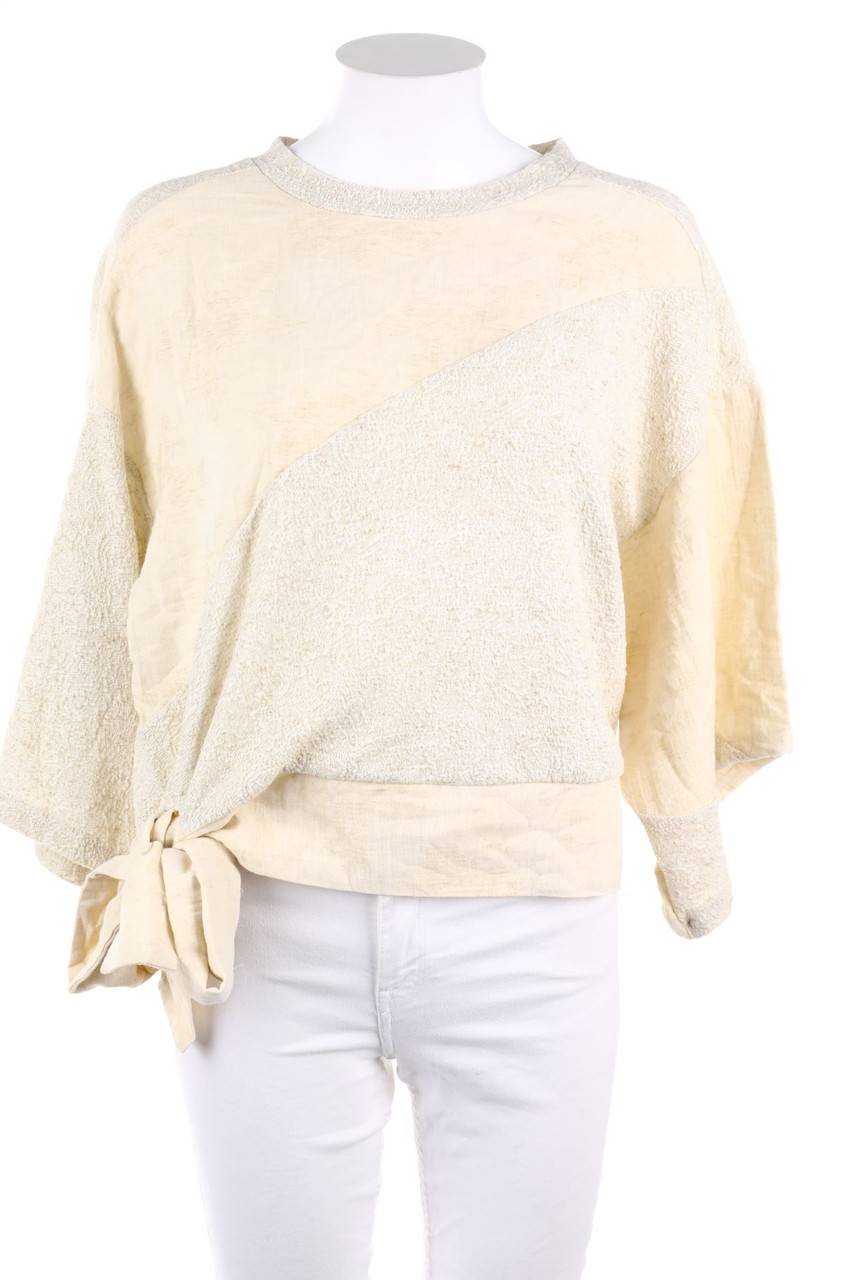 Carou Ohne Label Oversize-Strick-Pullover aus Jersey mit Schleife