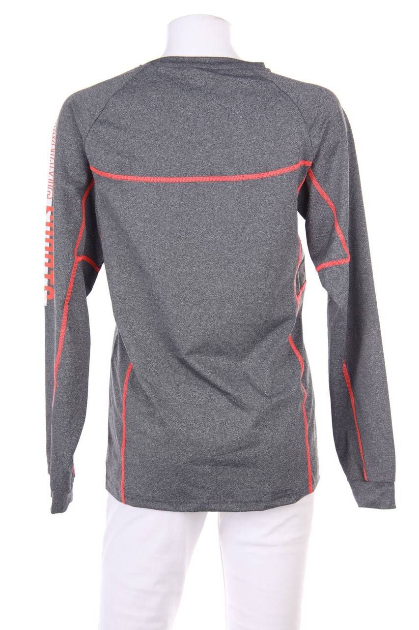 Carou Ohne Label Sport Longsleeve-Shirt Mit Logo-Print