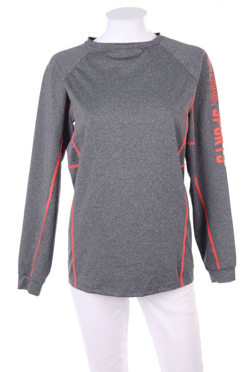 Carou Ohne Label Sport Longsleeve-Shirt mit Logo-Print