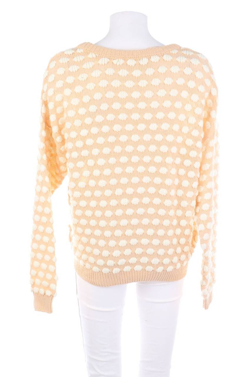 Carou Ohne Label Strick-Pullover Mit überschnittener Schulter