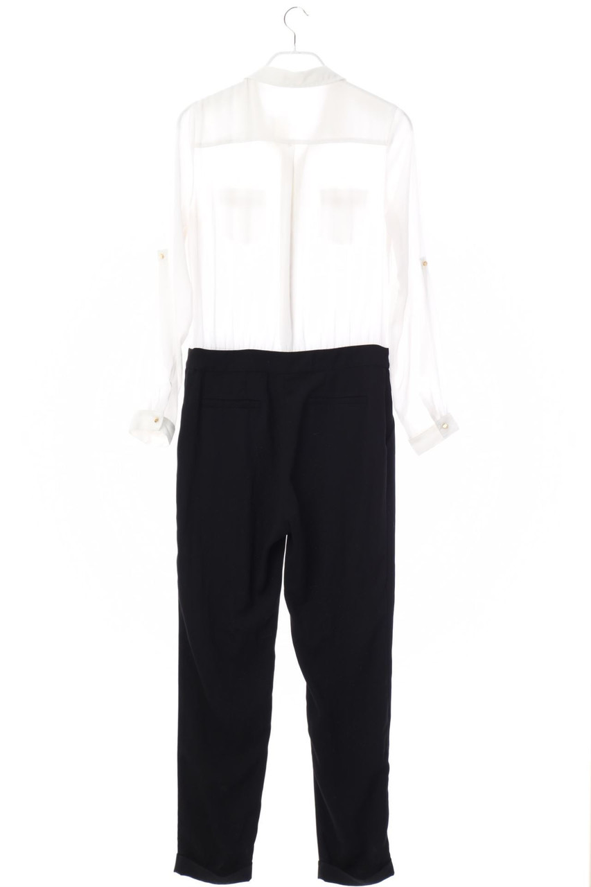 Carou Ohne Label Two Tone-Jumpsuit Mit Roll-up-Manschette