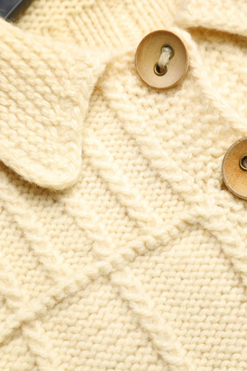 Carou Ohne Label Vintage-Cardigan Mit Aufgesetzten Taschen