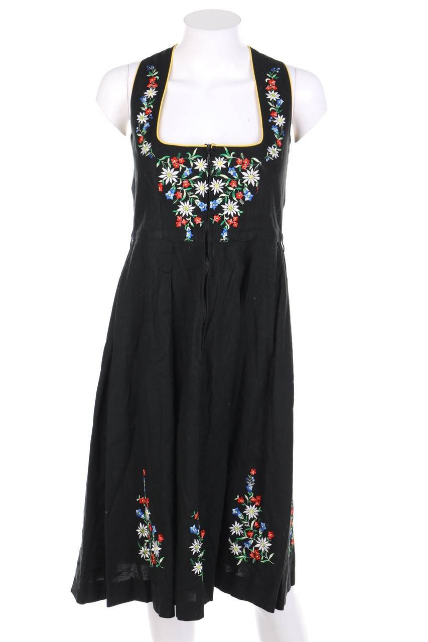 Carou Ohne Label Vintage-Dirndl mit floralem Muster