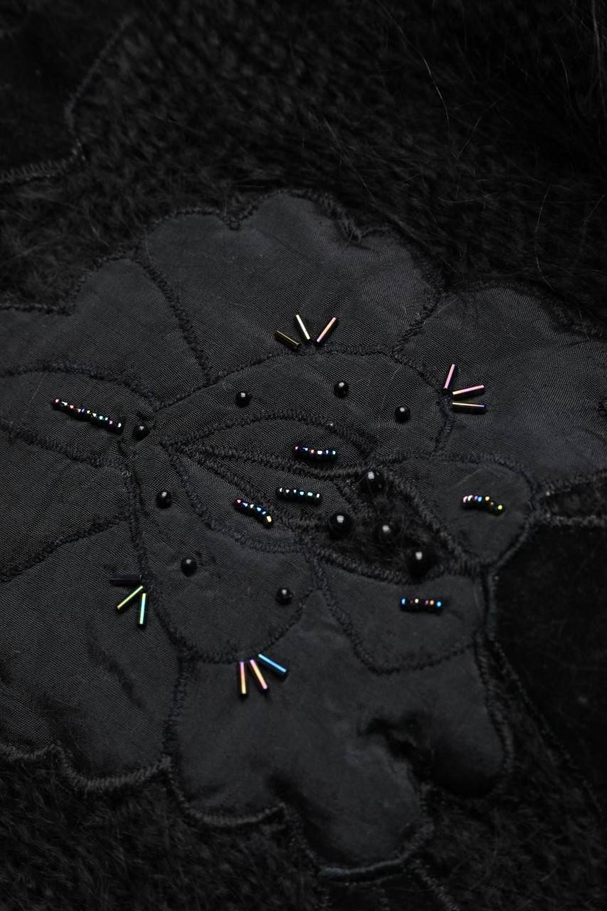 Carou Ohne Label Vintage-Oversize-Cardigan Mit Applikationen