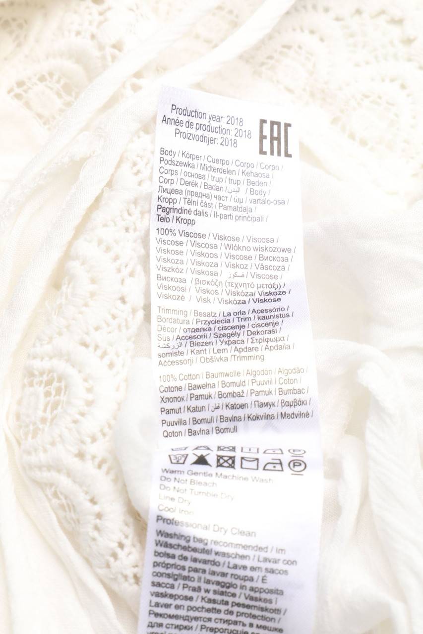 Carou ONLY Cold-Shoulder-Kurzarm-Shirt Mit Häkelspitze