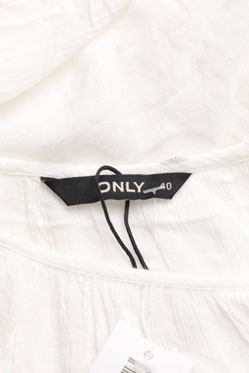 Carou ONLY Cold-Shoulder-Kurzarm-Shirt Mit Häkelspitze