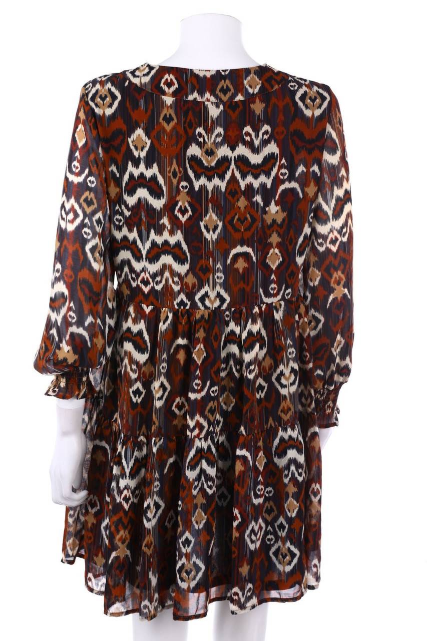 Carou ONLY Tunikakleid Mit Smok-Details Mit Ethno-Print