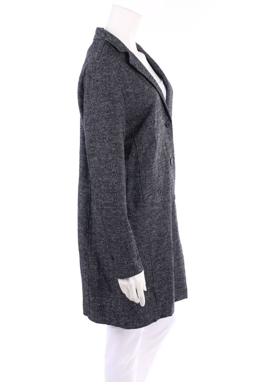 Carou OPUS Mantel Aus Woll-Mix Mit Hahnentritt-Muster