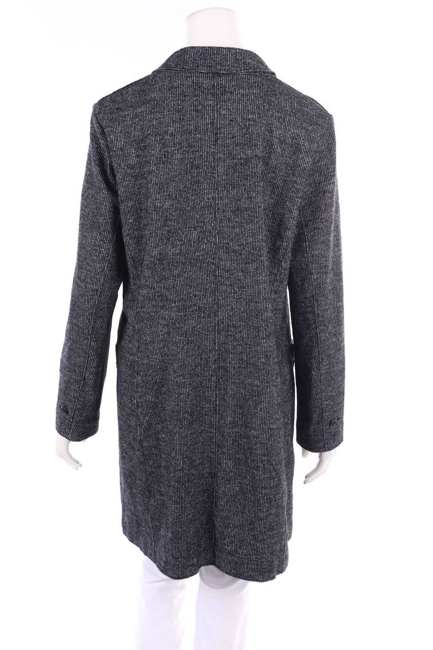 Carou OPUS Mantel Aus Woll-Mix Mit Hahnentritt-Muster