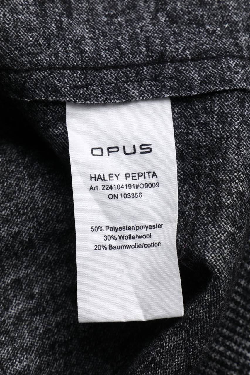 Carou OPUS Mantel Aus Woll-Mix Mit Hahnentritt-Muster